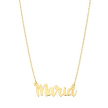 Load the image into the gallery viewer, 750 gold name chain
