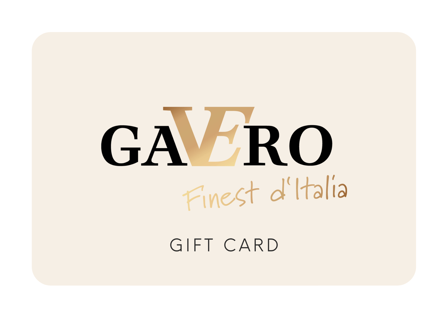 Gavero gift certificate print@home - Gavero
